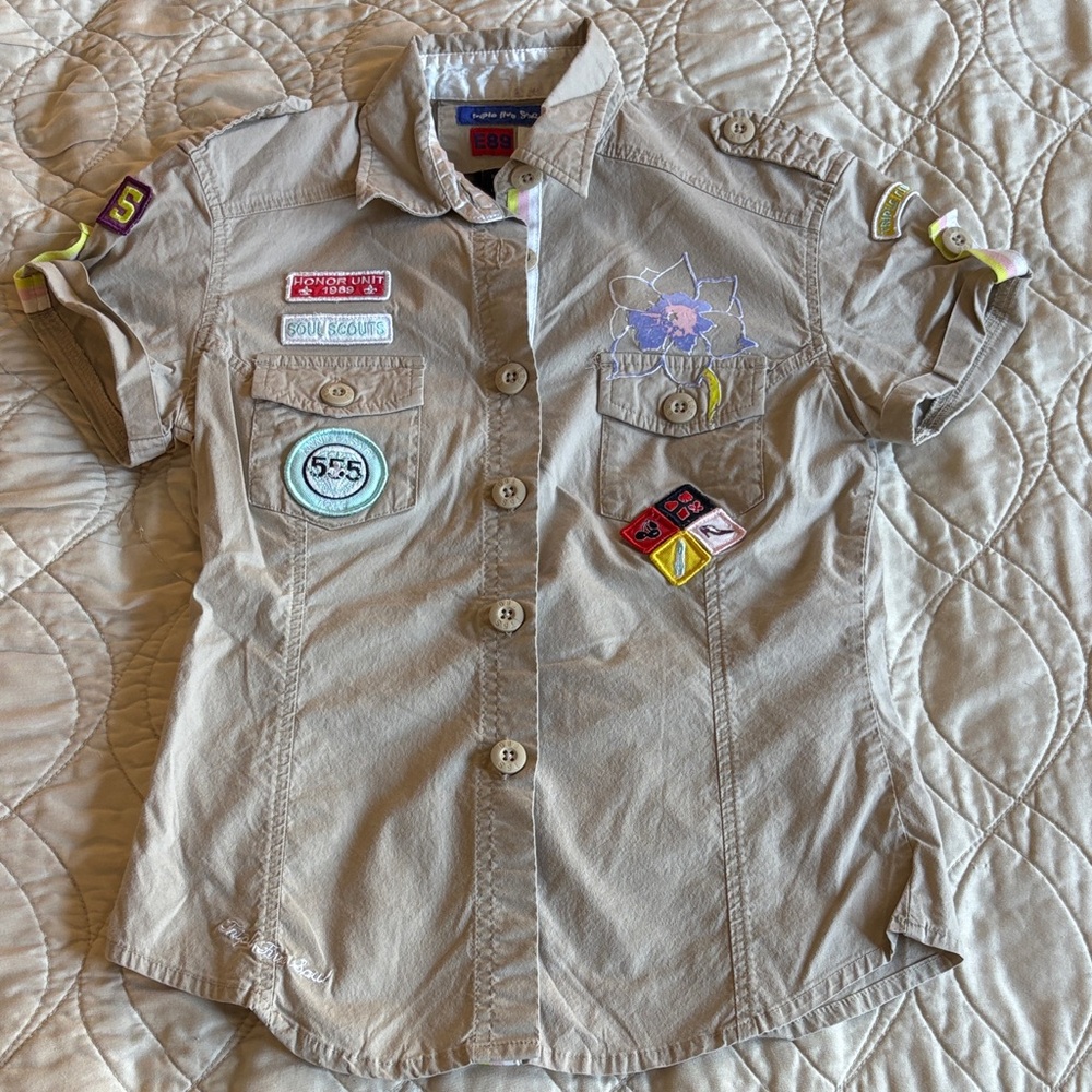 Vintage Triple Five Soul Soul Scout shirt - super unique - fits women’s XS - S